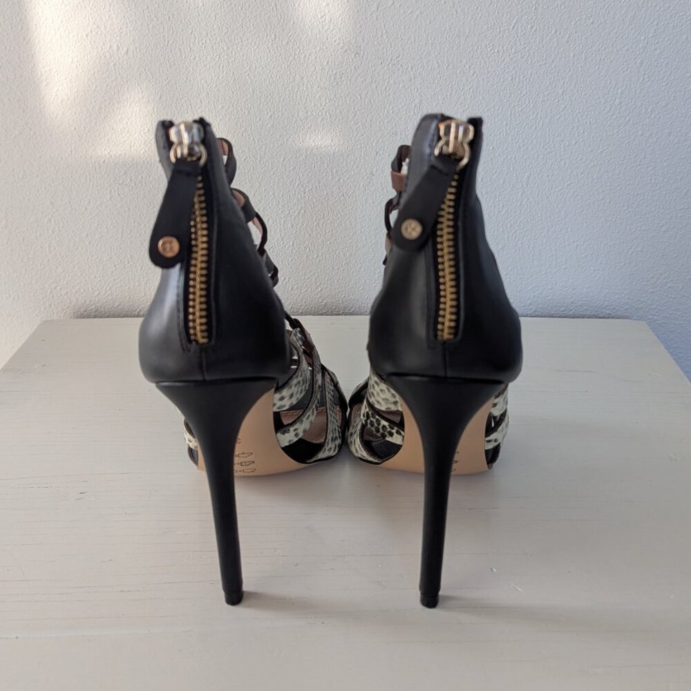 Bcbgmaxazria Valentina Python Leather Heels, 8 - image 5